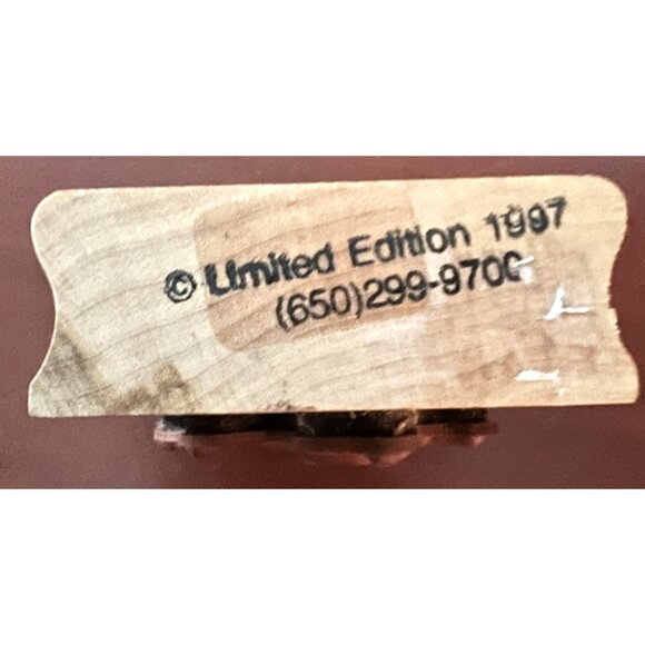 Vintage Rare Limited Edition 1997 Wooden Bumble Bee Stamp - Picture 2 of 5